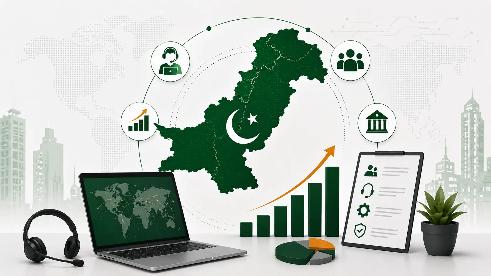 Pakistan BPO Industry in 2026: Market Size, Growth Rate, Key Sectors and What It Means for International Buyers