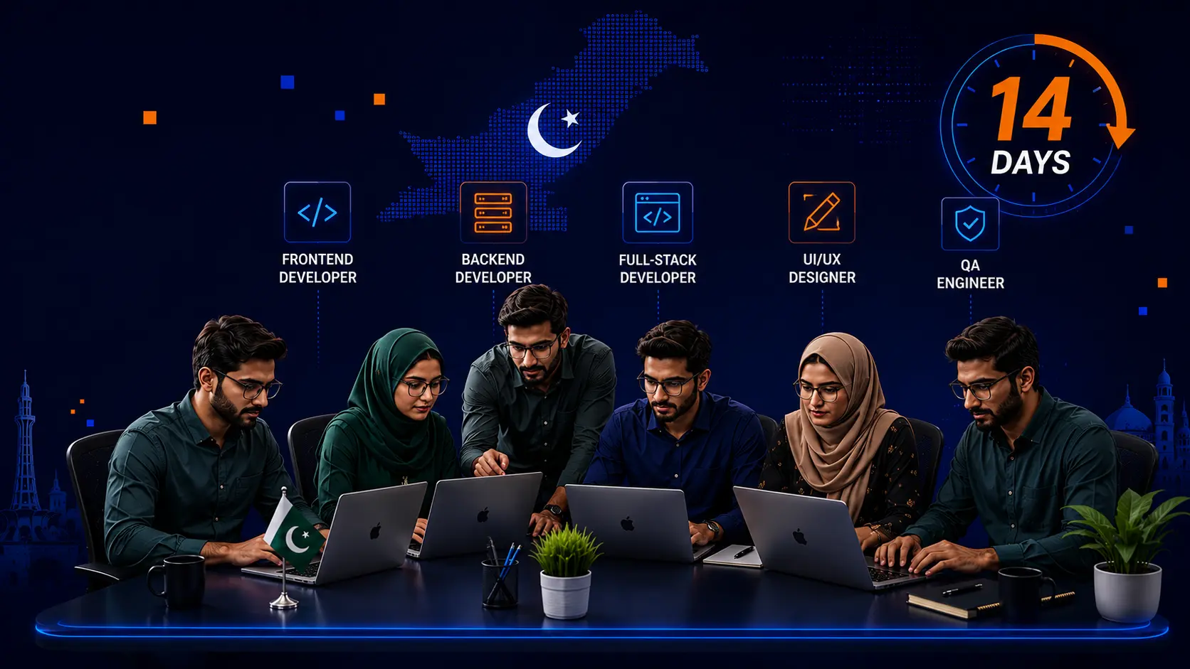 How to Build a Full-Stack Development Team in Pakistan in 14 Days: Rates, Process and What to Expect
