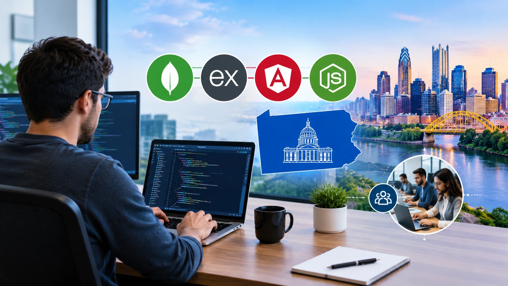 MEAN Stack Development Outsourcing Pennsylvania: Building and Maintaining Enterprise, University and Partner Portals